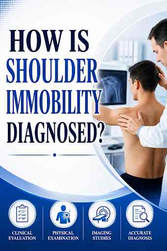 Diagnosis of shoulder immobility with physical examination and imaging
