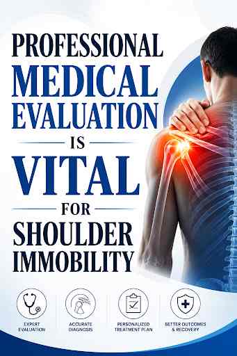 Professional medical evaluation for shoulder immobility with expert diagnosis and personalized shoulder pain treatment options